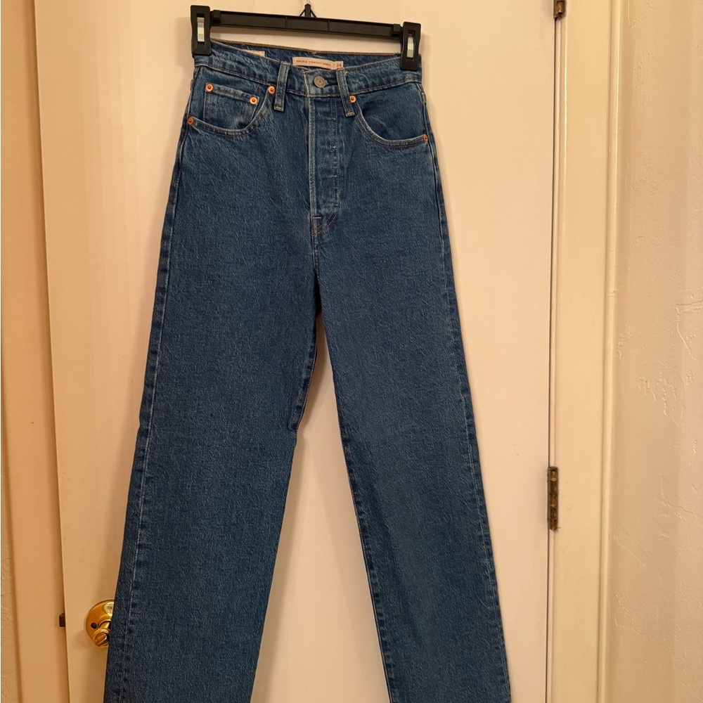 Levi’s Ribcage Straight Ankle Jeans – Size 24 – High Rise – W24 L29